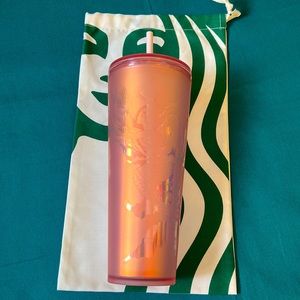 Starbucks Venti Soft Touch Rose Gold Siren Tumbler